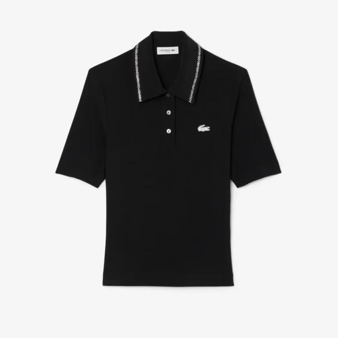 L.12.12 Slim Fit Diamanta Pikétröja för dam L.12.12 Slim Fit Diamanta Pikétröja för dam