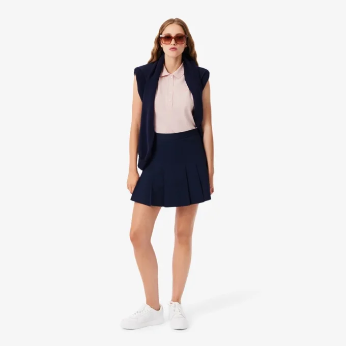 L.12.D ärmlös stretchpolo i slim fit för dam L.12.D ärmlös stretchpolo i slim fit för dam