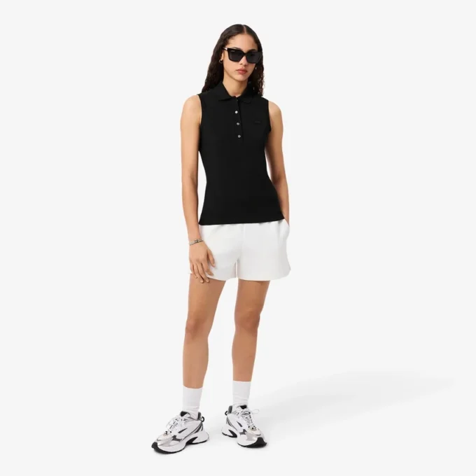 L.12.D ärmlös stretchpolo i slim fit för dam