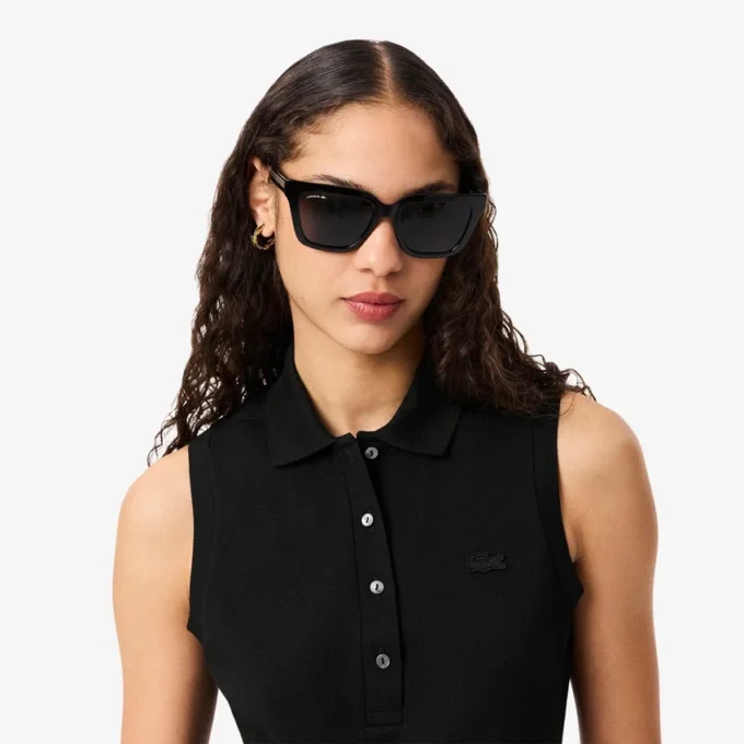 L.12.D ärmlös stretchpolo i slim fit för dam