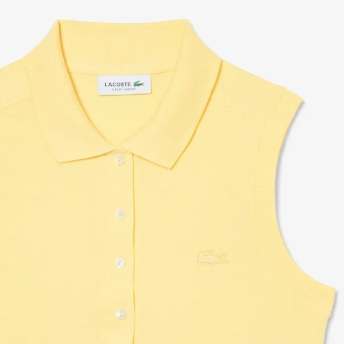 L.12.D ärmlös stretchpolo i slim fit för dam L.12.D ärmlös stretchpolo i slim fit för dam