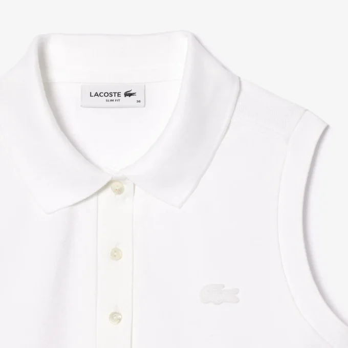 L.12.D ärmlös stretchpolo i slim fit för dam L.12.D ärmlös stretchpolo i slim fit för dam