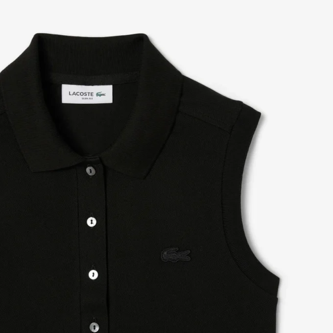 L.12.D ärmlös stretchpolo i slim fit för dam