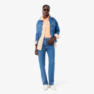 L.12.D Slim Fit Pikétröja med detaljer för dam