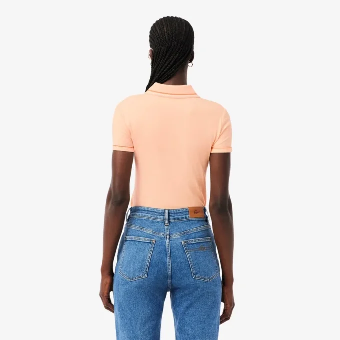 L.12.D Slim Fit Pikétröja med detaljer för dam L.12.D Slim Fit Pikétröja med detaljer för dam