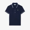 L.12.D Slim Fit Pikétröja med detaljer för dam