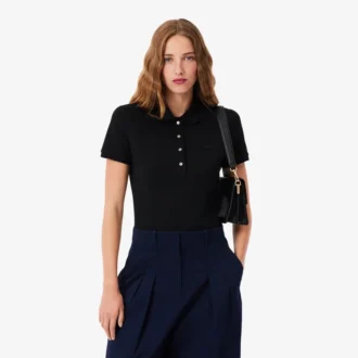 L.12.D Slim Fit Stretch Mini Piqua Pikétröja för dam