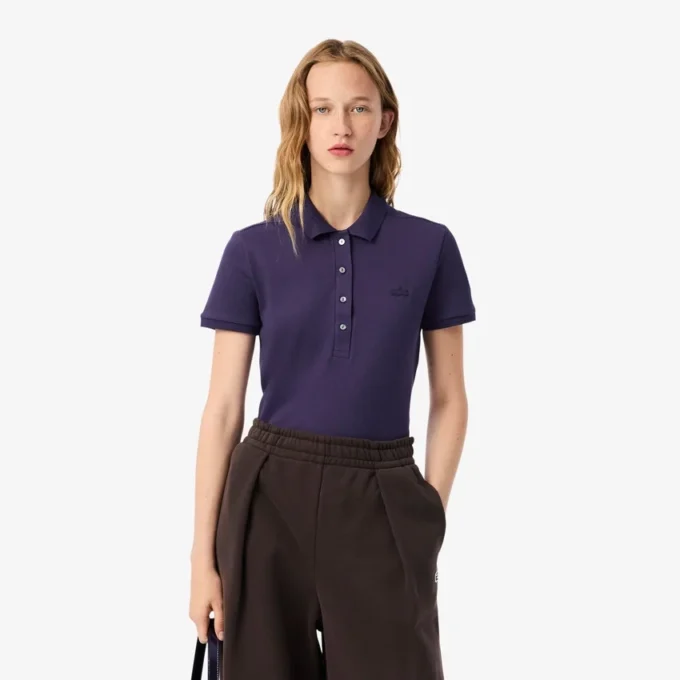 L.12.D Slim Fit Stretch Mini Piqua Pikétröja för dam