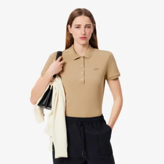 L.12.D Slim Fit Stretch Mini Piqua Pikétröja för dam