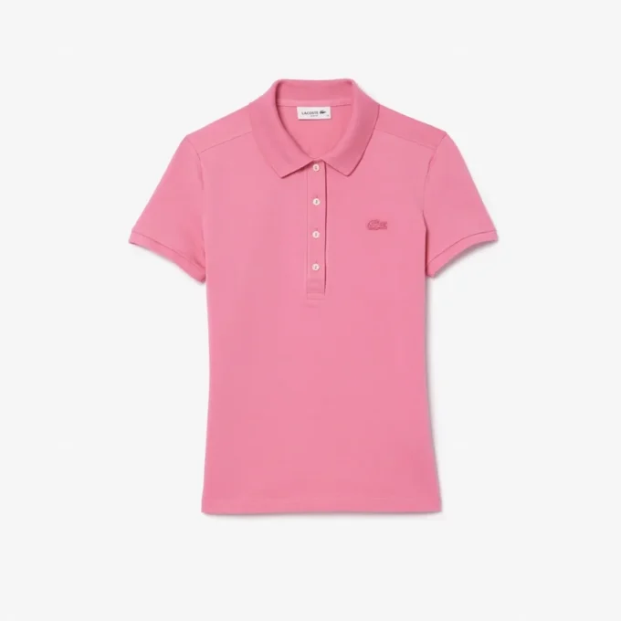 L.12.D Slim Fit Stretch Mini Piqua Pikétröja för dam