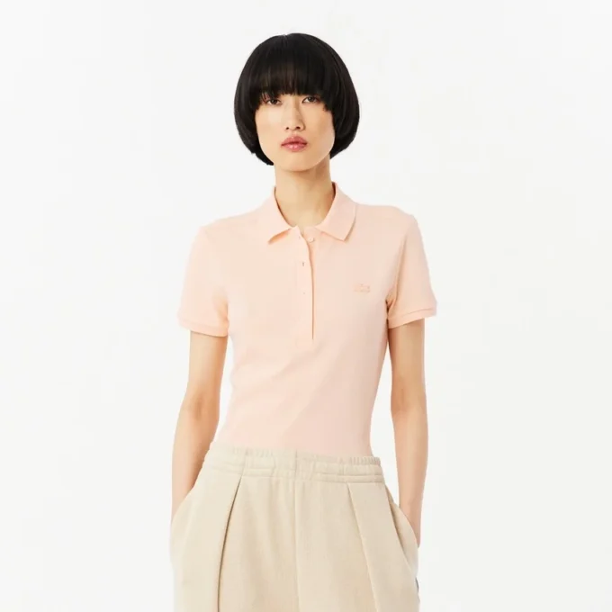 L.12.D Slim Fit Stretch Mini Piqua Pikétröja för dam