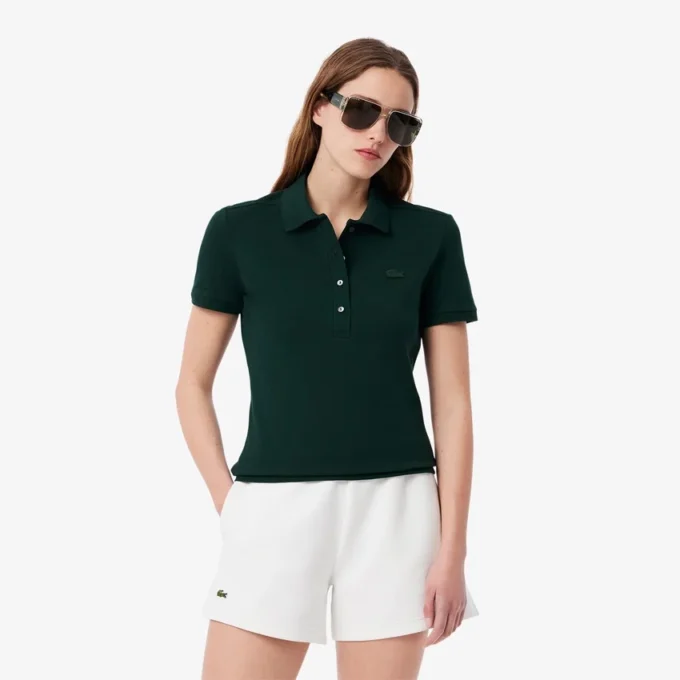 L.12.D Slim Fit Stretch Mini Piqua Pikétröja för dam