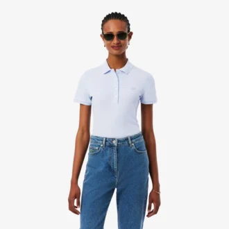 L.12.D Slim Fit Stretch Mini Piqua Pikétröja för dam