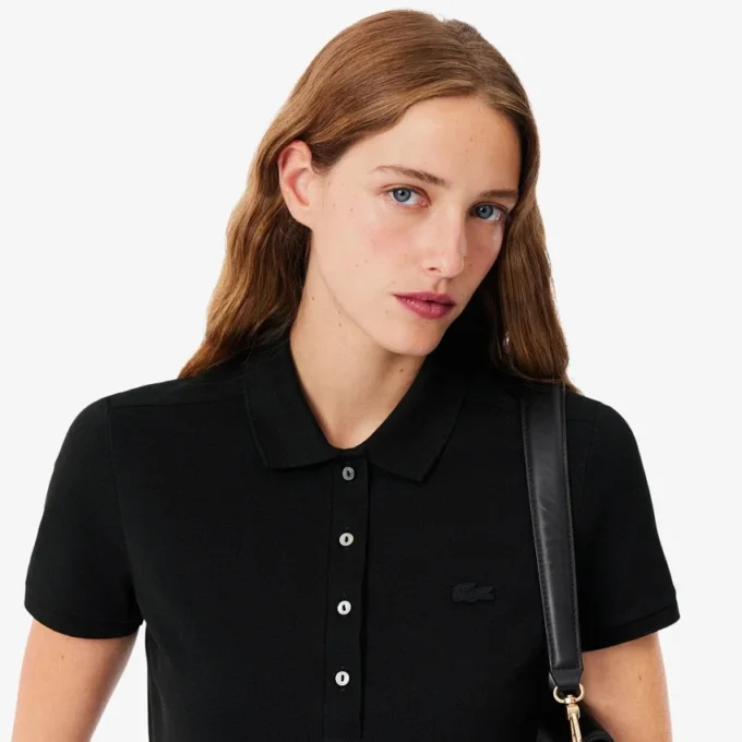 L.12.D Slim Fit Stretch Mini Piqua Pikétröja för dam L.12.D Slim Fit Stretch Mini Piqua Pikétröja för dam