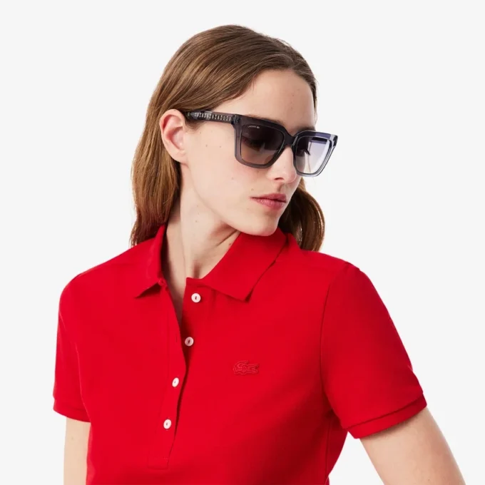 L.12.D Slim Fit Stretch Mini Piqua Pikétröja för dam