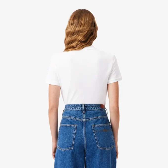 L.12.D Slim Fit Stretch Mini Piqua Pikétröja för dam