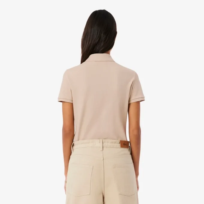 L.12.D Slim Fit Stretch Mini Piqua Pikétröja för dam