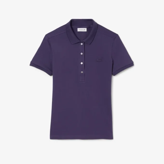 L.12.D Slim Fit Stretch Mini Piqua Pikétröja för dam