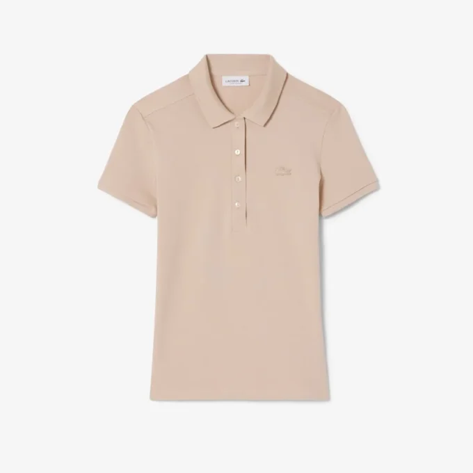 L.12.D Slim Fit Stretch Mini Piqua Pikétröja för dam