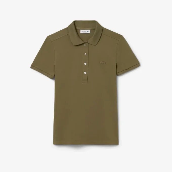 L.12.D Slim Fit Stretch Mini Piqua Pikétröja för dam