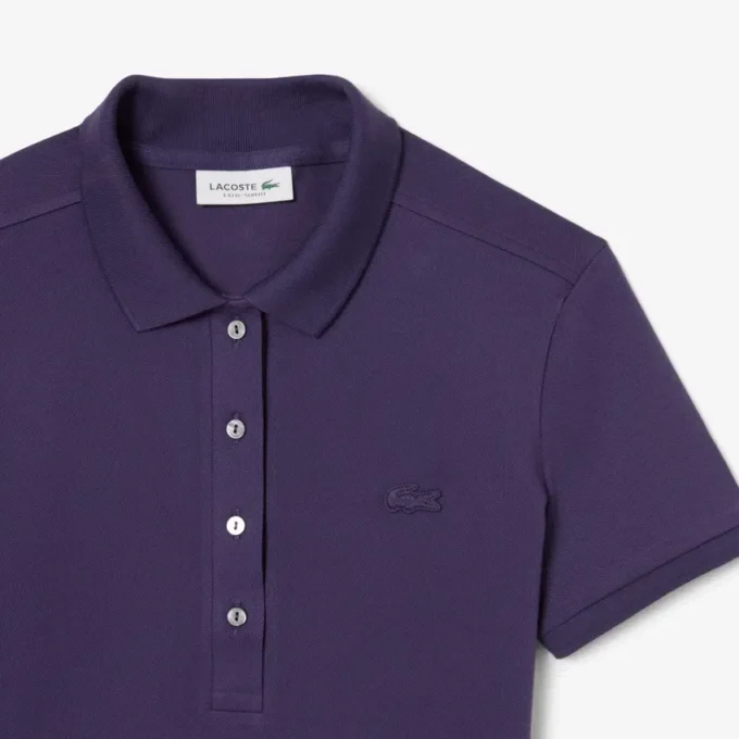 L.12.D Slim Fit Stretch Mini Piqua Pikétröja för dam