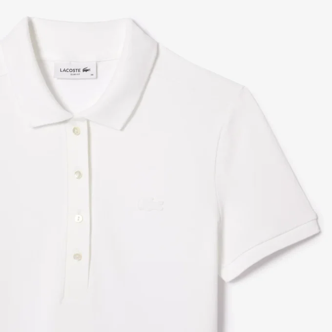 L.12.D Slim Fit Stretch Mini Piqua Pikétröja för dam