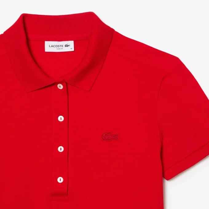 L.12.D Slim Fit Stretch Mini Piqua Pikétröja för dam
