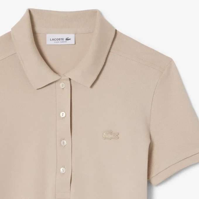 L.12.D Slim Fit Stretch Mini Piqua Pikétröja för dam