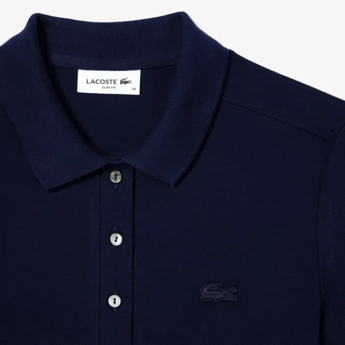 L.12.D Slim Fit Stretch Mini Piqua Pikétröja för dam