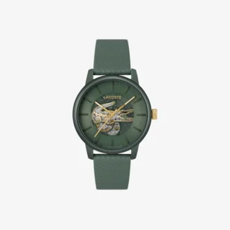 Lacoste.12.12 Automatisk läderklocka