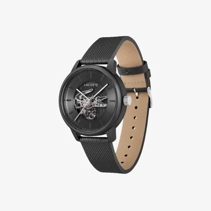 Lacoste.12.12 Automatisk läderklocka