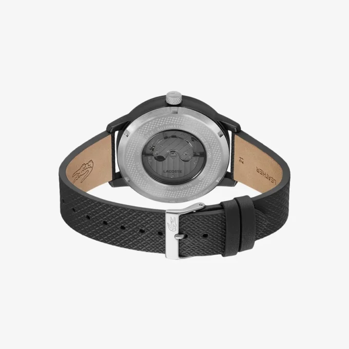 Lacoste.12.12 Automatisk läderklocka