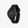 Lacoste.12.12 Chrono-klocka i svart och neje-guld, silikon Lacoste.12.12 Chrono-klocka i svart och neje-guld, silikon
