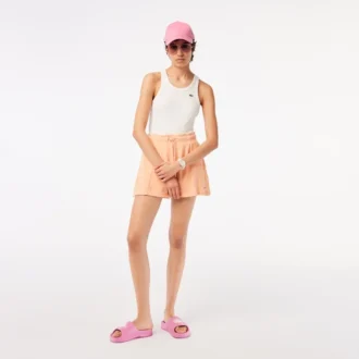 Lacoste.12.12 Go 3-visare champagnefärgad silikonklocka