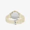 Lacoste.12.12 Go 3-visare champagnefärgad silikonklocka