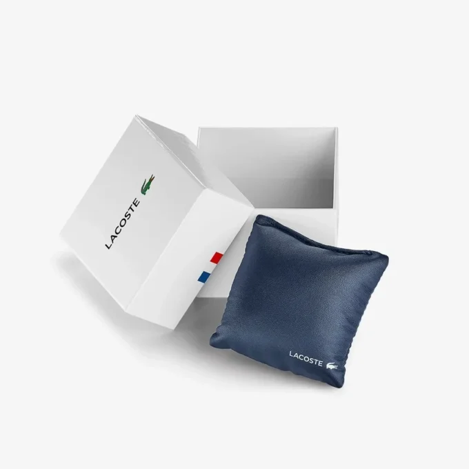 Lacoste.12.12 Go 3-visare champagnefärgad silikonklocka