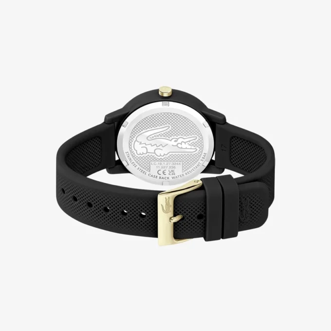 Lacoste.12.12 klocka med svart silikonarmband Lacoste.12.12 klocka med svart silikonarmband