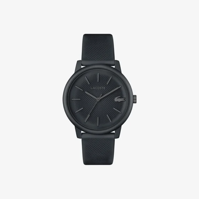 Lacoste.12.12 Move 3-visare klocka svart silikon Lacoste.12.12 Move 3-visare klocka svart silikon