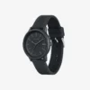 Lacoste.12.12 Move 3-visare klocka svart silikon Lacoste.12.12 Move 3-visare klocka svart silikon