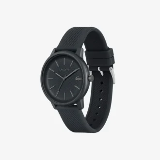Lacoste.12.12 Move 3-visare klocka svart silikon