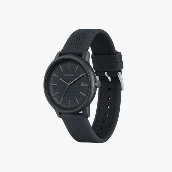 Lacoste.12.12 Move 3-visare klocka svart silikon Lacoste.12.12 Move 3-visare klocka svart silikon