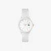 Lacoste.12.12 Vit klocka med silikonarmband