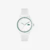 Lacoste.12.12 Vit klocka med silikonarmband Lacoste.12.12 Vit klocka med silikonarmband