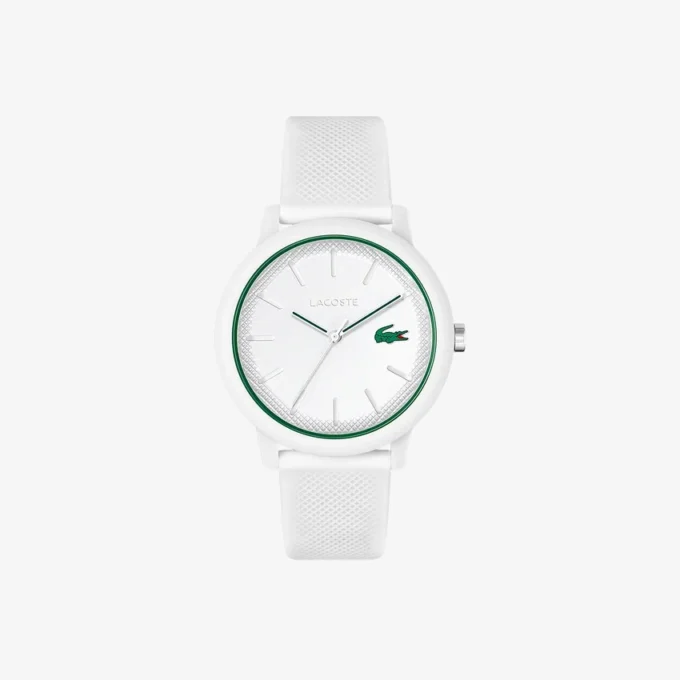 Lacoste.12.12 Vit klocka med silikonarmband Lacoste.12.12 Vit klocka med silikonarmband