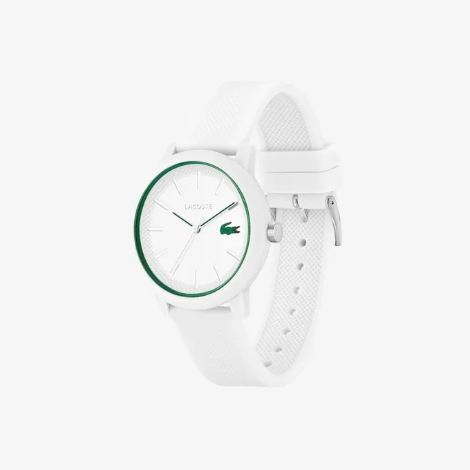 Lacoste.12.12 Vit klocka med silikonarmband Lacoste.12.12 Vit klocka med silikonarmband