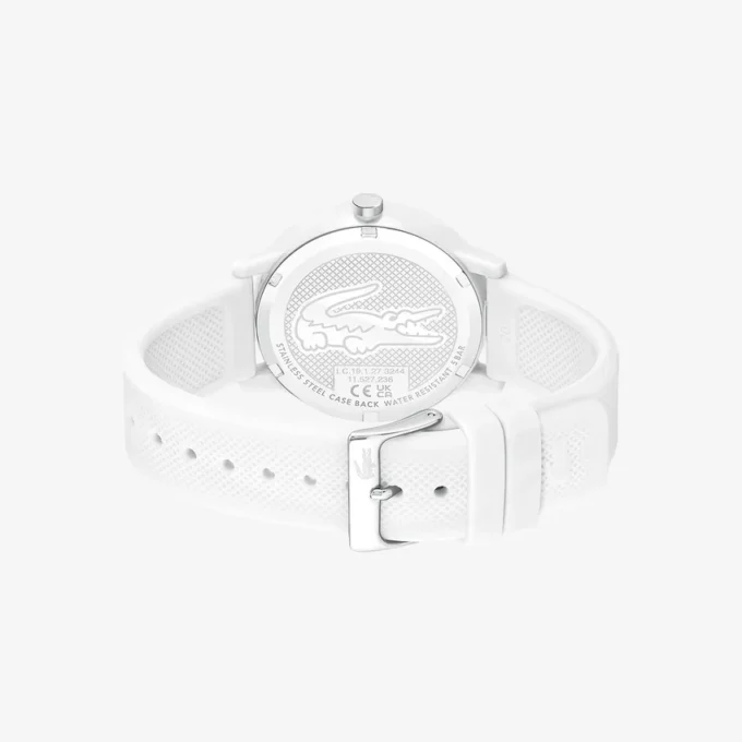 Lacoste.12.12 Vit klocka med silikonarmband Lacoste.12.12 Vit klocka med silikonarmband