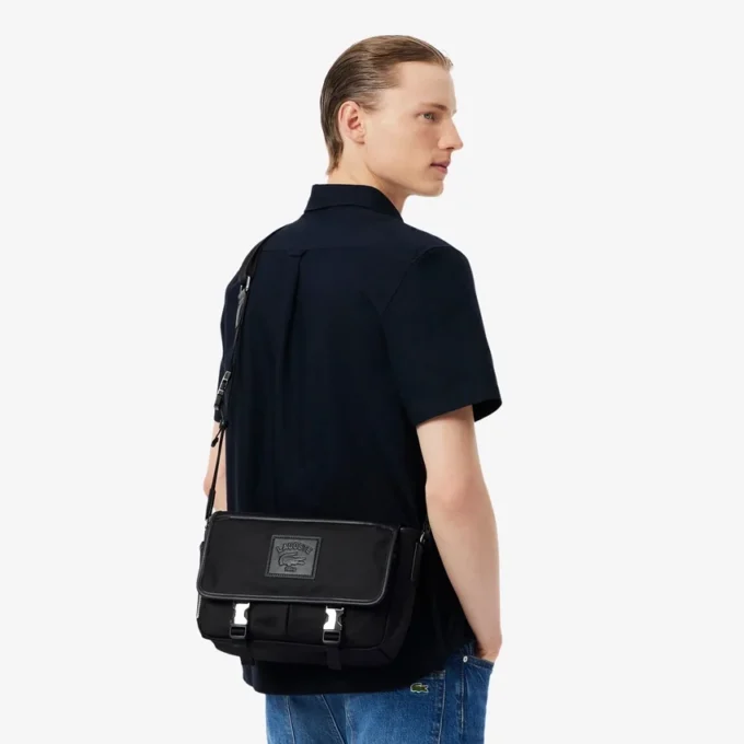 Lacoste Classic Flap Close Satchel Lacoste Classic Flap Close Satchel