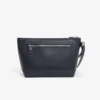 Lacoste Club-clutch i kornigt läder