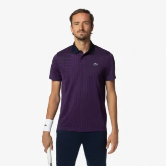 Lacoste Tennis X Daniil Medvedev-pikétröja för herr