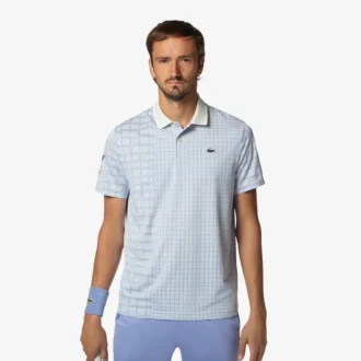Lacoste Tennis X Daniil Medvedev-pikétröja för herr